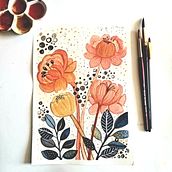 Mi proyecto del curso: Acuarela floral: conecta con la naturaleza. Un proyecto de Ilustración tradicional, Pintura, Pintura a la acuarela e Ilustración botánica de Claudia Carmona - 05.01.2024