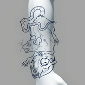 Mi proyecto del curso: Ilustración de tatuajes blackwork desde cero. Ilustração tradicional, Desenho, Ilustração digital, Desenho de tatuagens, e Desenho digital projeto de Daniel Orellana - 05.01.2024
