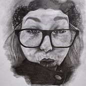Retrato a lapiz. Painting, Fine Arts, Drawing, Pencil Drawing, and Portrait Drawing project by Yolanda Lss - 12.31.2023
