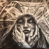 woman in veil. Fine Arts project by Helen Korengold - 01.06.2024