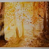 Il mio progetto del corso: Paesaggi incantevoli ad acquerello: dipingi con la luce. Un progetto di Pittura e Pittura ad acquerello di ERICA BORIN - 05.01.2024