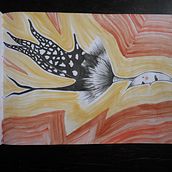 Exploration de la nature Ein Projekt aus dem Bereich Malerei, Bleistiftzeichnung, Zeichnung, Digitale Illustration, Aquarellmalerei und Artistische Zeichnung von anais_millet98 - 07.01.2024