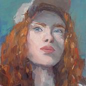 My project for course: Contemporary Oil Portraiture. Traditional illustration, Fine Arts, Painting, and Oil Painting project by sarahjosine - 01.07.2024