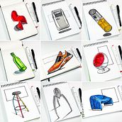 Sketches 2023. Design, Design de produtos, Esboçado, Desenho, e Sketchbook projeto de Juan Carlos Bonillo Pérez - 01.01.2024