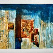 Mein Abschlussprojekt für den Kurs: Aquarell Textur-Meisterkurs. Fine Arts, Painting, and Watercolor Painting project by daniela_roeckl - 01.07.2024