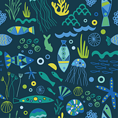 My project for course: Pattern design for homeware products. Un progetto di Graphic design, Product design, Pattern design e Illustrazione digitale di Roberta - 22.02.2024