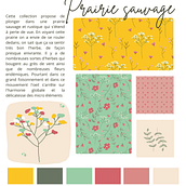 Mon projet du cours : Création de motifs pour accessoires de maison. Graphic Design, Product Design, Pattern Design, and Digital Illustration project by Marion A - 01.08.2024