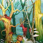 From the far side of the ocean. Traditional illustration project by Maureen Span - 01.08.2024