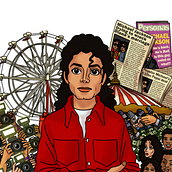 Spotlight: Um retrato do relacionamento entre Michael Jackson e os veículos de comunicação. Digital Illustration project by Raphaela Reis - 12.09.2019