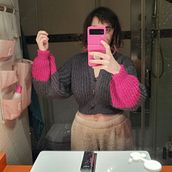 Mi proyecto del curso: Crochet: crea prendas con una sola aguja. Un projet de St, lisme, Art textile, DIY, Crochet , et Design textile de ainizee - 09.01.2024