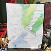 Mi proyecto del curso: Dibujo arquitectónico expresivo con marcadores de colores. Sketching, Drawing, Architectural Illustration, Sketchbook & Ink Illustration project by fasurfer - 01.09.2024