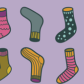Socks. Een project van Patroonontwerp van Silvia Amtmann - 09.01.2024