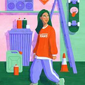 Mój projekt z kursu: Kolorowe ilustracje cyfrowe w Procreate . Menggambar, Ilustrasi Digital, Dan Gambar Digital proyek oleh Anastasia Gordeeva - 01.09.2024