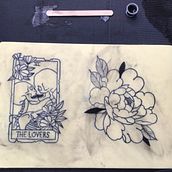 My project for course: Tattoo for Beginners. Tattoo Design project by Lisa Van der Aar - 01.09.2024