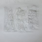 Projeto do Curso Fundamentos do desenho de pessoas a partir da imaginação . Un projet de Illustration traditionnelle de Poliana Ribeiro - 09.01.2024