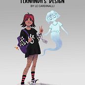 Meu projeto do curso: Design de personagens: desenvolva seu próprio estilo. Traditional illustration, Character Design, Drawing, Digital Illustration, and Digital Drawing project by Leticia Cardinalli - 01.09.2024