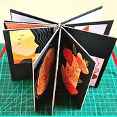 Peaces - My project for course: Bookbinding of Your Artwork without Folds. Arts, Crafts, Fine Arts, Bookbinding, and DIY project by Belister Paulino - 01.09.2024