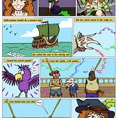 My project: The Pirate Witch. Traditional illustration, Comic, and Digital Illustration project by maarten.van.daele - 01.09.2024