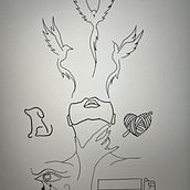 Meu projeto do curso: Design de tatuagem fine line: simbologia e magia. Design, Traditional illustration, Creativit, Pencil Drawing, Drawing, and Tattoo Design project by 6pk6yjkjkp - 01.09.2024