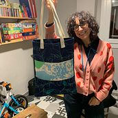 Bolso telas seligrafiadas Ein Projekt aus dem Bereich Handwerk von María Ordóñez Noriega - 10.01.2024