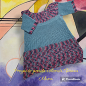 Mi proyecto del curso: Técnicas de crochet para crear prendas coloridas. Díana Marin . Projekt z dziedziny Projektowanie mod, Tkactwo, DIY, Sz, dełkowanie, Wzornictwo tekst i liów użytkownika Diana Marin - 11.01.2024