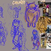 My project for course: Fantasy Character Design in Procreate. Traditional illustration, Character Design, Digital Illustration, Digital Drawing, and Digital Painting project by Hayley Havener - 01.11.2024