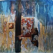 Mon projet du cours : Masterclass de textures à l'aquarelle. Un proyecto de Bellas Artes, Pintura y Pintura a la acuarela de mielaure - 11.01.2024