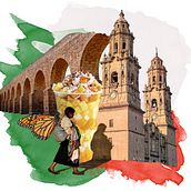 Collage de mi ciudad - Morelia, México. Collage, Photograph, Graphic Design, Photo Retouching, and Digital Illustration project by Casandra S - 01.11.2024
