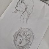 Mi proyecto del curso: Sketchbook de retrato: explora el rostro humano. Projekt z dziedziny Sketching,  R, sunek, Portret,  R, sunek art, st, czn i Sketchbook użytkownika olgaltuve - 11.01.2024