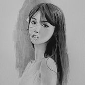 Garota Chinesa. Un projet de Peinture gouache de Lucas Araujo - 11.01.2024