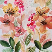 My project for course: Artistic Floral Watercolor: Connect with Nature. Traditional illustration, Painting, Watercolor Painting, and Botanical Illustration project by eunmi0201 - 01.06.2024