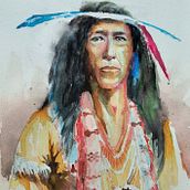 My project for course: Artistic Portrait with Watercolors. Fine Arts, Painting, Watercolor Painting, and Portrait Drawing project by Pawint Eungprabhanth - 01.12.2024