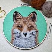 Meu projeto do curso: Needle felting: crie retratos com lã Ein Projekt aus dem Bereich H, werk, Weben, Naturalistische Illustration, Nadelfilzen und Textildesign von Maria João Correia dos Santos - 12.01.2024