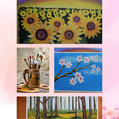 Introdução à pintura acrílica Ein Projekt aus dem Bereich Bildende Künste und Malerei von Maria Aparecida Santos - 01.02.2024