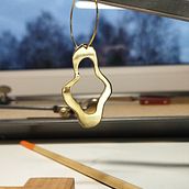 Mój projekt z kursu: Wprowadzenie do technik wyrobu biżuterii metalowej. Un progetto di Design di accessori, Artigianato e Design di gioielli di Karolina Czapla - 12.01.2024