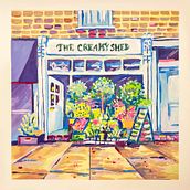 My project for course: Vibrant Urban Illustration with Gouache Paint. Een project van Schilderij,  Schetsen,  Architecturale illustratie y Schilderen met gouache van Jennifer Elaine - 12.01.2024