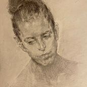 My project for course: Graphite Drawing Techniques for Planar Portraiture. Projekt z dziedziny  Sztuki piękne, Sketching,  R, sunek, Portret, R, sunek realist, czn,  R, sunek art, st i czn użytkownika fareena - 12.01.2024