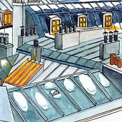 Paris rooftops - Ink & Watercolor. Pintura em aquarela projeto de Christine Helary - 13.01.2024