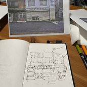 This  was fun and I did better than I thought I would. . Un proyecto de Bocetado de Bill Thomas - 12.01.2024