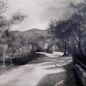 Thumbnails per paesaggio campestre. Drawing project by Clizia Omarini - 01.13.2024