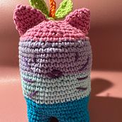 Mi proyecto del curso: Amigurumi: creación de personajes con ganchillo. Een project van Craft, Speelgoedontwerp, Textiel, Haken, Amigurumi y Textielontwerp van Elena Castro - 13.01.2024