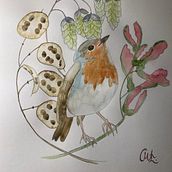 Mój projekt z kursu: Akwarele botaniczne: maluj świat natury. Fine Arts, Painting, Watercolor Painting, Botanical Illustration, and Naturalistic Illustration project by m_karnikowska - 01.14.2024