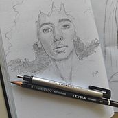Mi proyecto del curso: Sketchbook de retrato: explora el rostro humano. Un progetto di Bozzetti, Disegno, Disegno di ritratti, Disegno artistico e Sketchbook di Johannes Pereira - 14.01.2024