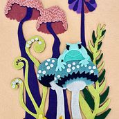 My project for course: Layered Illustration with Felt. Un proyecto de Ilustración tradicional, Artesanía, Papercraft, Stor, telling, DIY y Diseño textil de Sandra Kirpalani - 14.01.2024