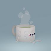 Mon projet du cours : Création de personnages kawaii en 3D avec Blender. Traditional illustration, Character Design, Digital Illustration, 3D Modeling, and Manga project by mdelmas93 - 01.14.2024