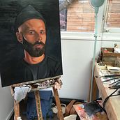 Roel. Een project van  Olieverfschilderij van ik_leentje - 15.01.2024