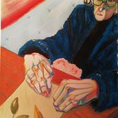 My project for course: Expressive Figure Drawing: Explore Lines, Shapes and Colors. Fine Arts, Pencil Drawing, Drawing, Portrait Drawing, Realistic Drawing, Figure Drawing, and Gouache Painting project by evelien_3 - 01.15.2024