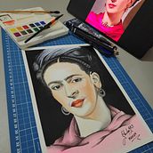 Meu projeto do curso: Retrato em aquarela: capture a personalidade do seu modelo. Fine Arts, Painting, Watercolor Painting, and Portrait Drawing project by Glauber M. Florindo - 01.15.2024