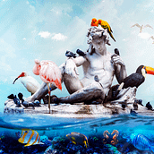 Mi proyecto del curso: Collage digital en Photoshop: composición y efectos visuales. Photograph, Collage, Photo Retouching, Fine-Art Photograph, Photographic Composition, and Photomontage project by Alex Mena - 01.15.2024