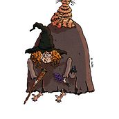 Witches and Wizards. Ilustração tradicional projeto de Gemma Jewiss - 01.10.2023
